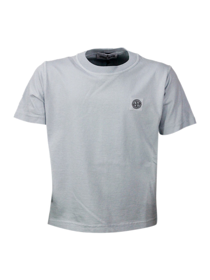 Stone Island T-shirts and Polos Sky Blu 100 Le