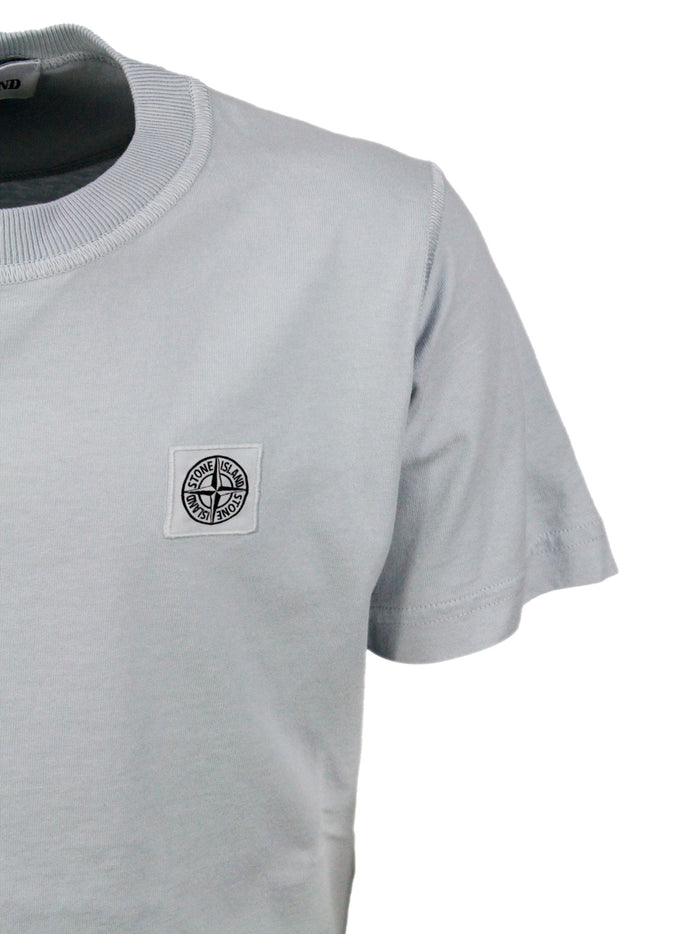Stone Island T-shirts and Polos Sky Blu 100 Le