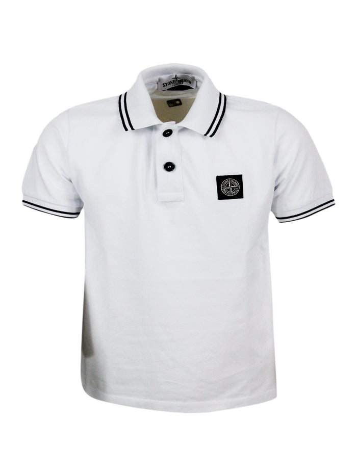 Stone Island T-shirts and Polos White 100co