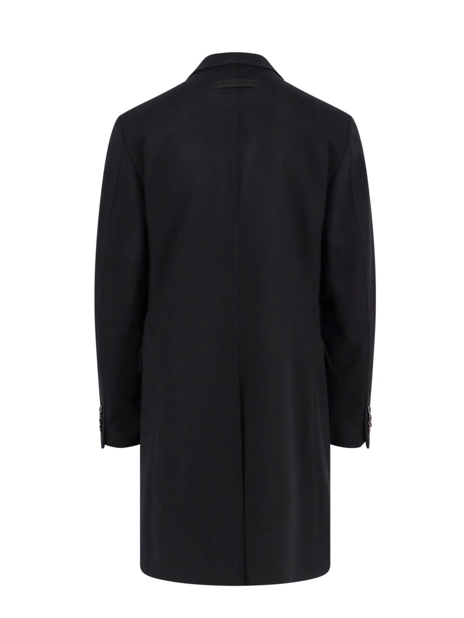 Zegna Coats Black