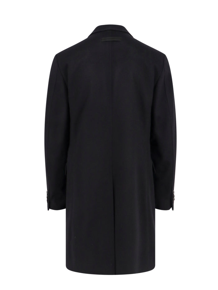 Zegna Coats Black