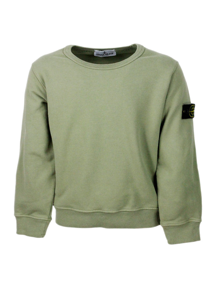 Stone Island Sweaters Verde Menta 100co