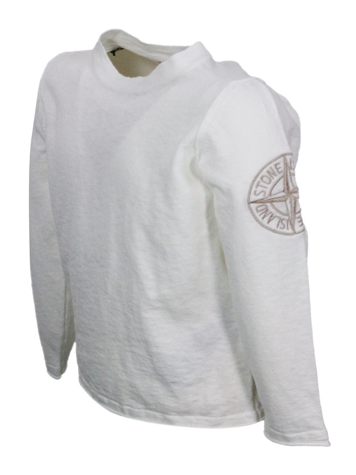 Stone Island Sweaters White 78co 22pa