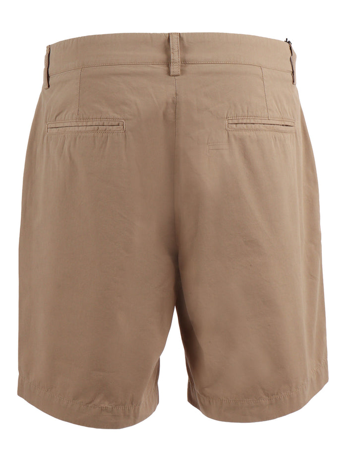 Sasanoa Short Beige Cotton Bermuda