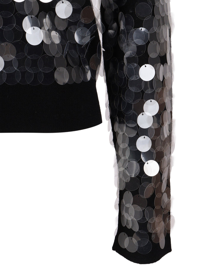 Cardigan Black Virgin Wool