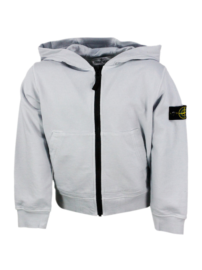 Stone Island Sweaters Light Blue 96co 4ea