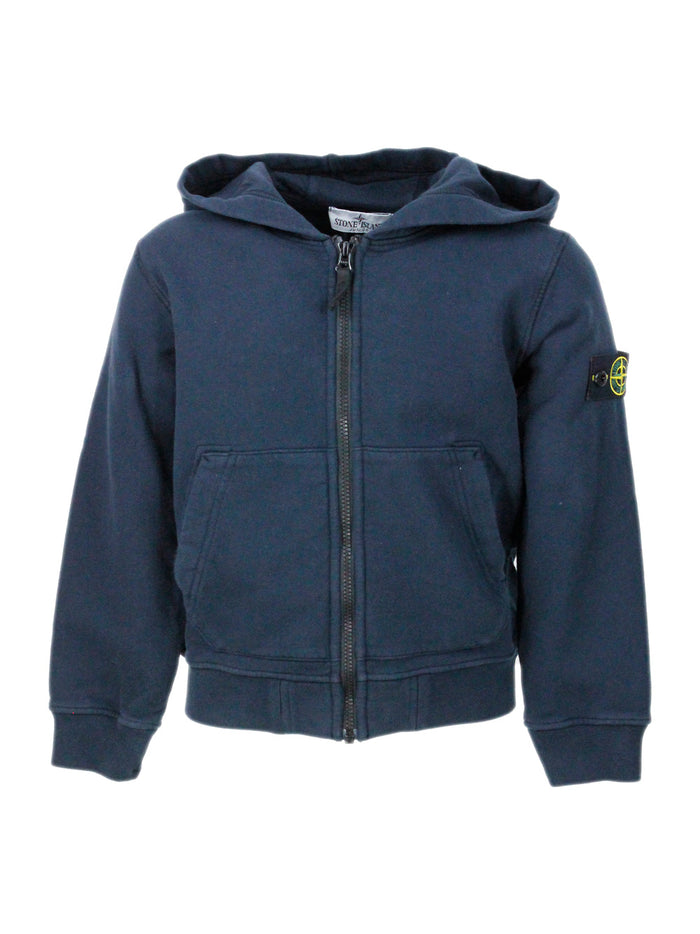 Stone Island Sweaters Blue 100co