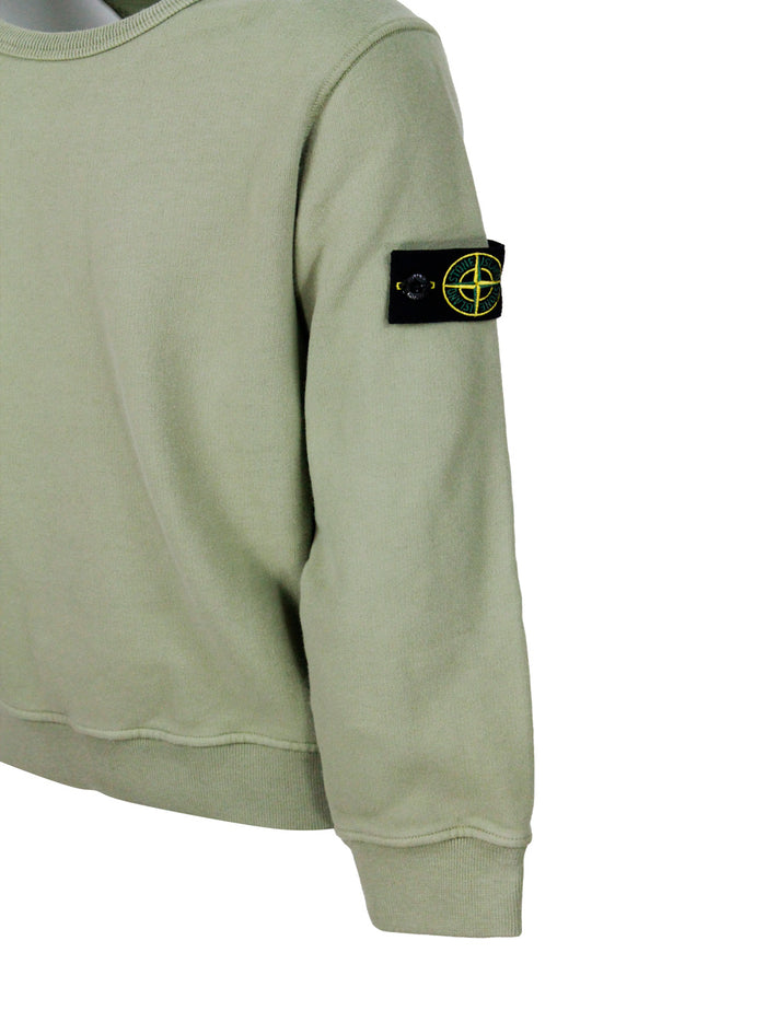 Stone Island Sweaters Verde Menta 100co