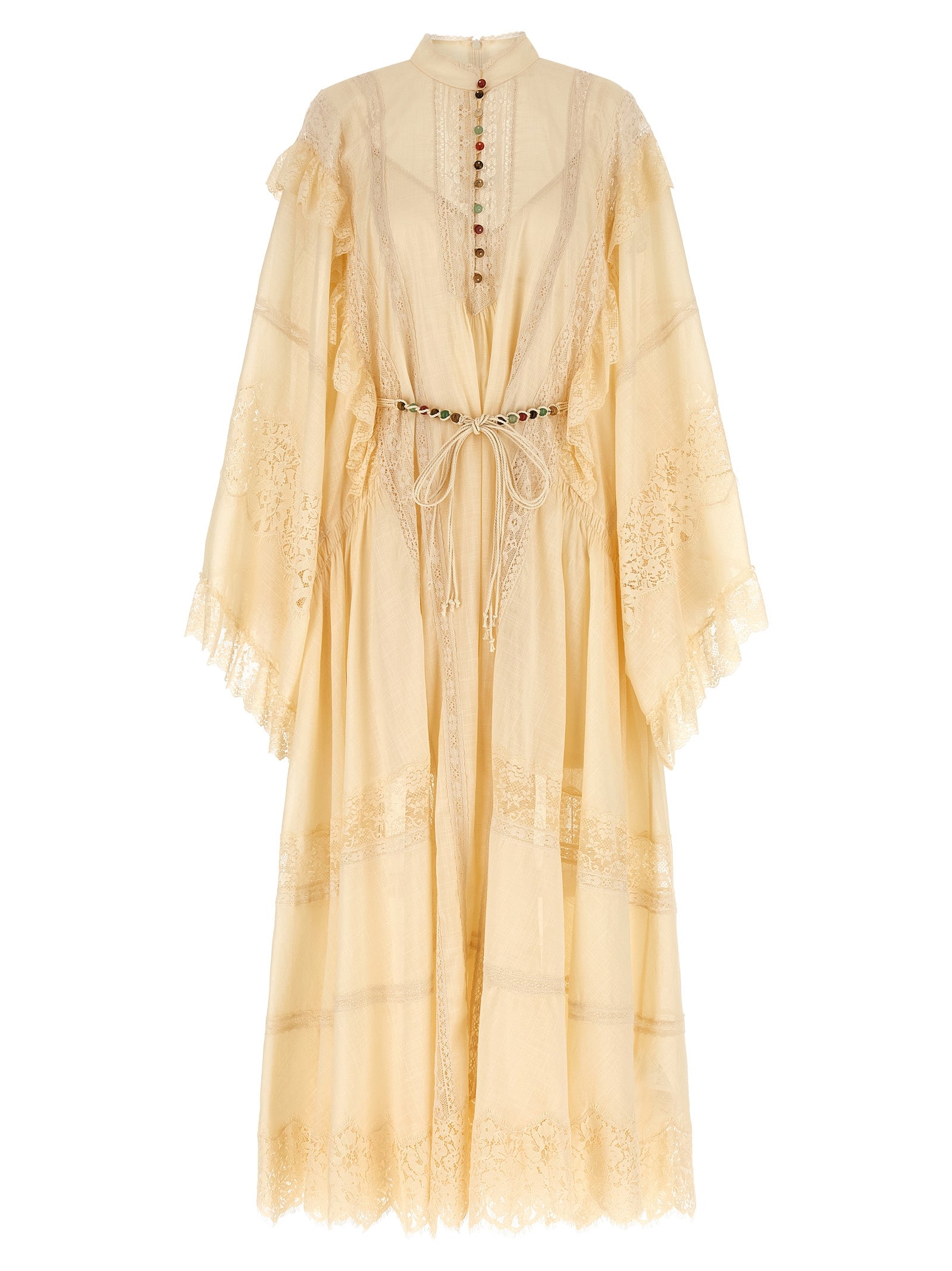 Rihannon Lace dress Beige Cotton