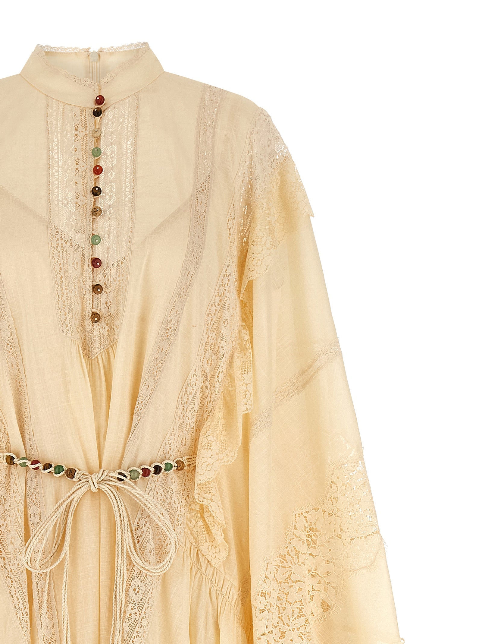 Rihannon Lace dress Beige Cotton