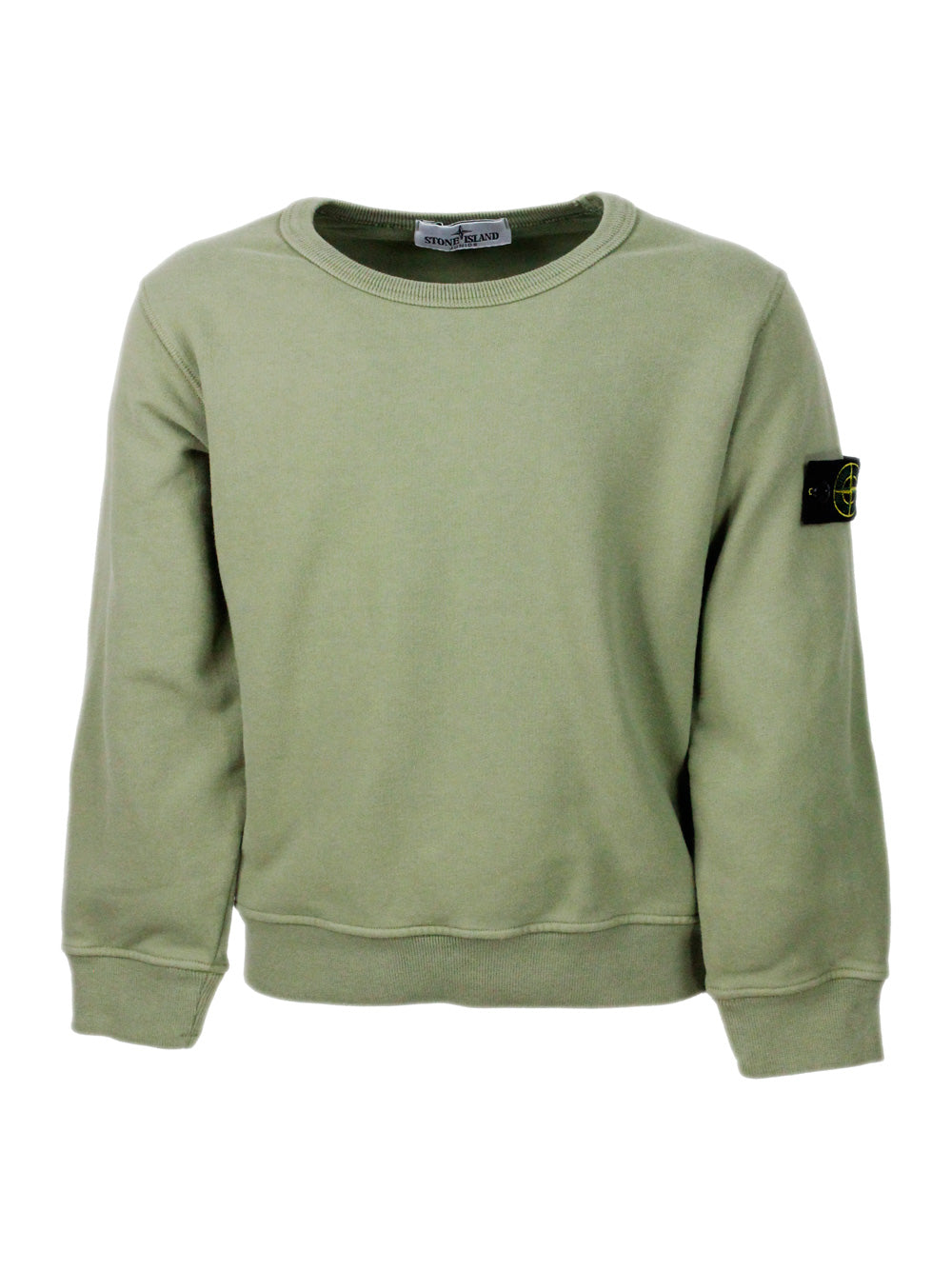 Stone Island Sweaters Verde Menta 100co