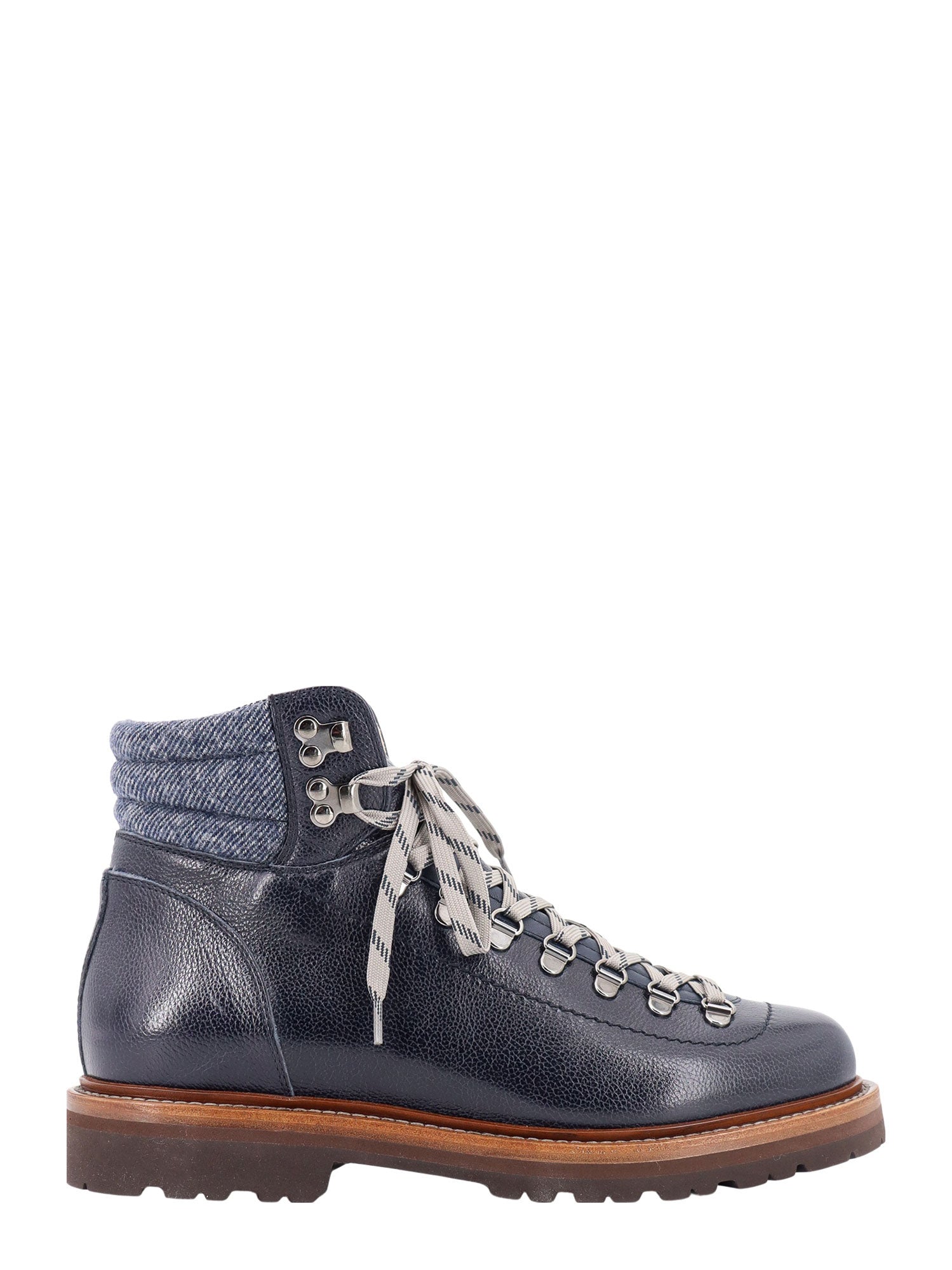 Brunello Cucinelli Boots Blue Pelle