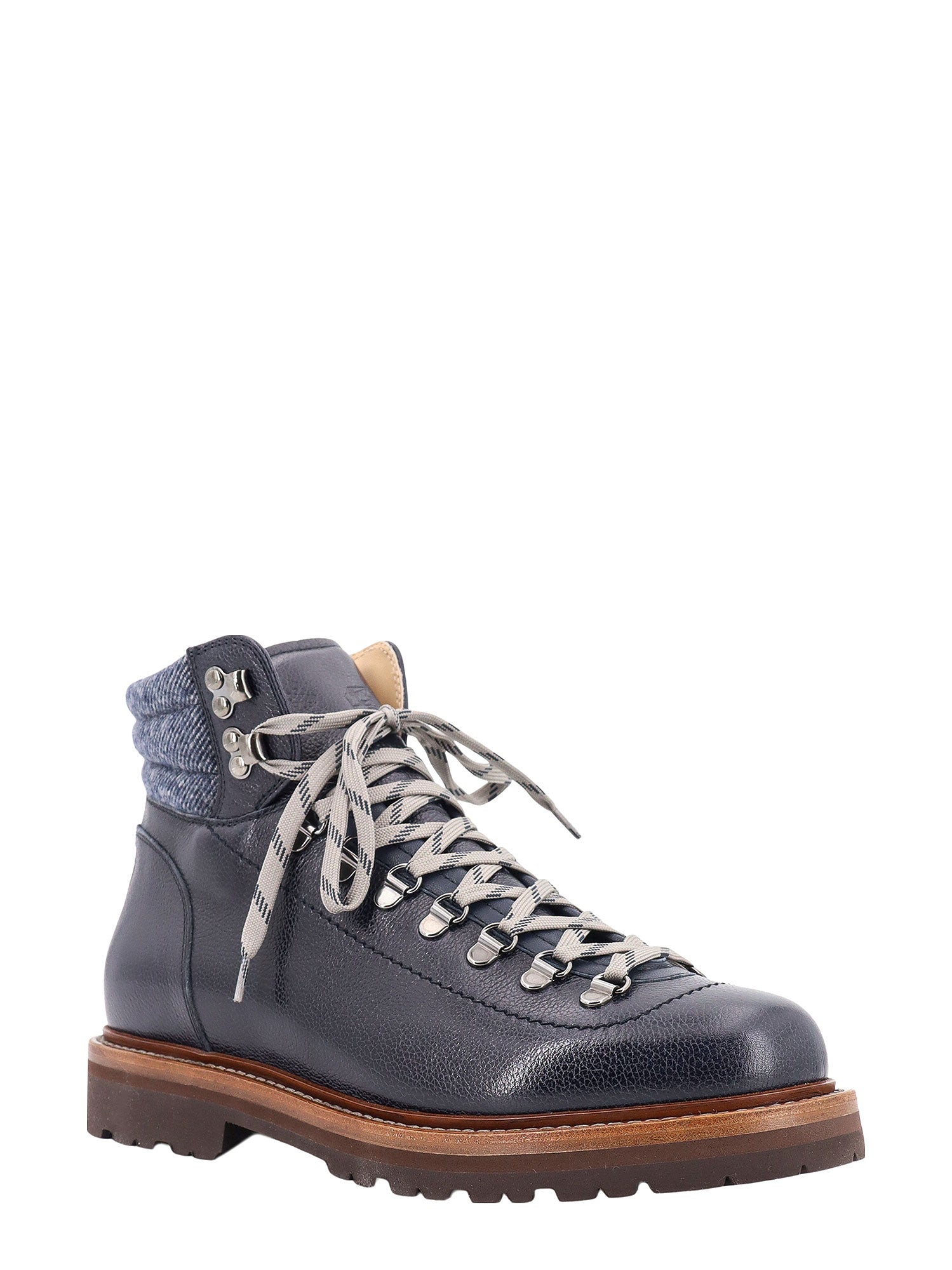 Brunello Cucinelli Boots Blue Pelle