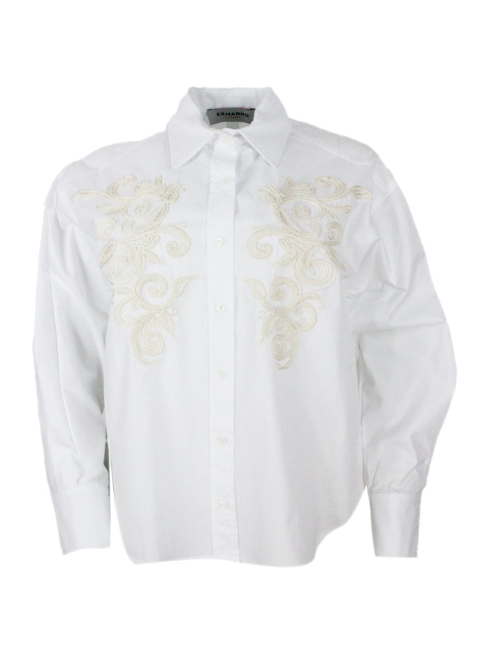 ERMANNO FIRENZE Shirts White 100co