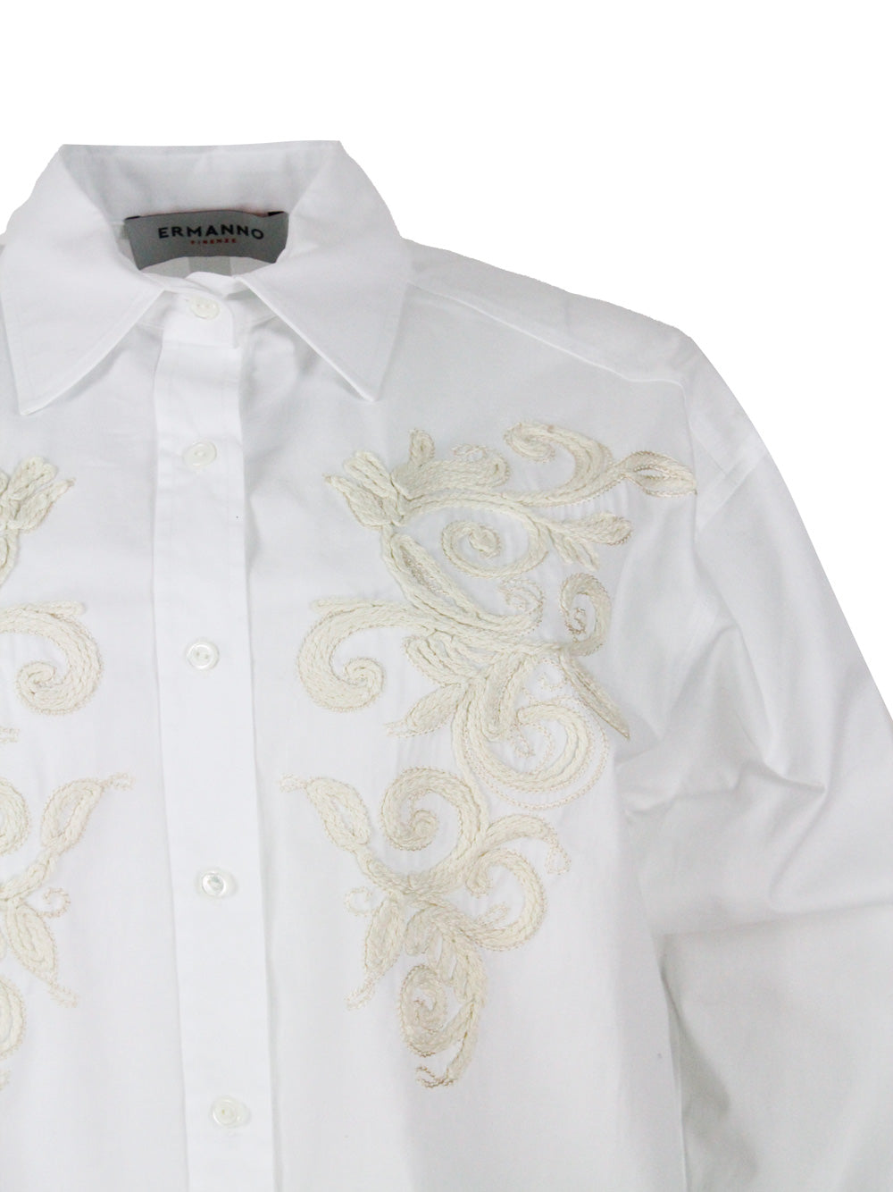 ERMANNO FIRENZE Shirts White 100co