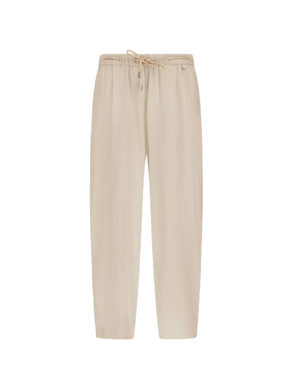 Herno Linen/Flax 50% trousers in beige