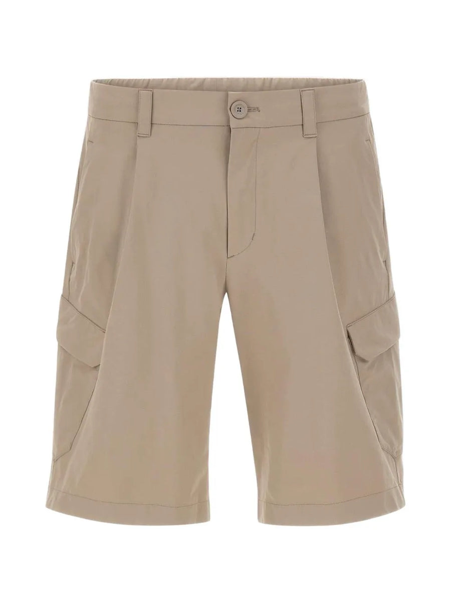 Herno Cotton 100% cargo shorts in beige