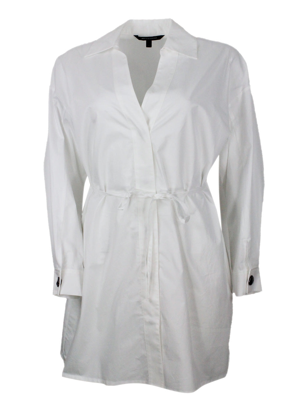 ARMANI EXCHANGE Dresses White 100co