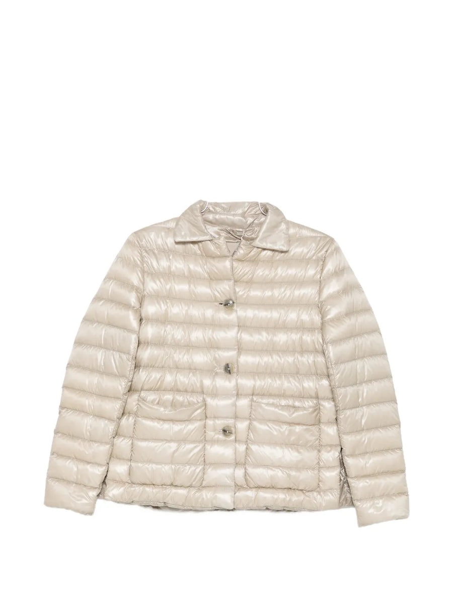 Herno Outer: Polyamide 100%; Lining: Polyamide 100%; Filling: Goose Down 90% down jacket in beige