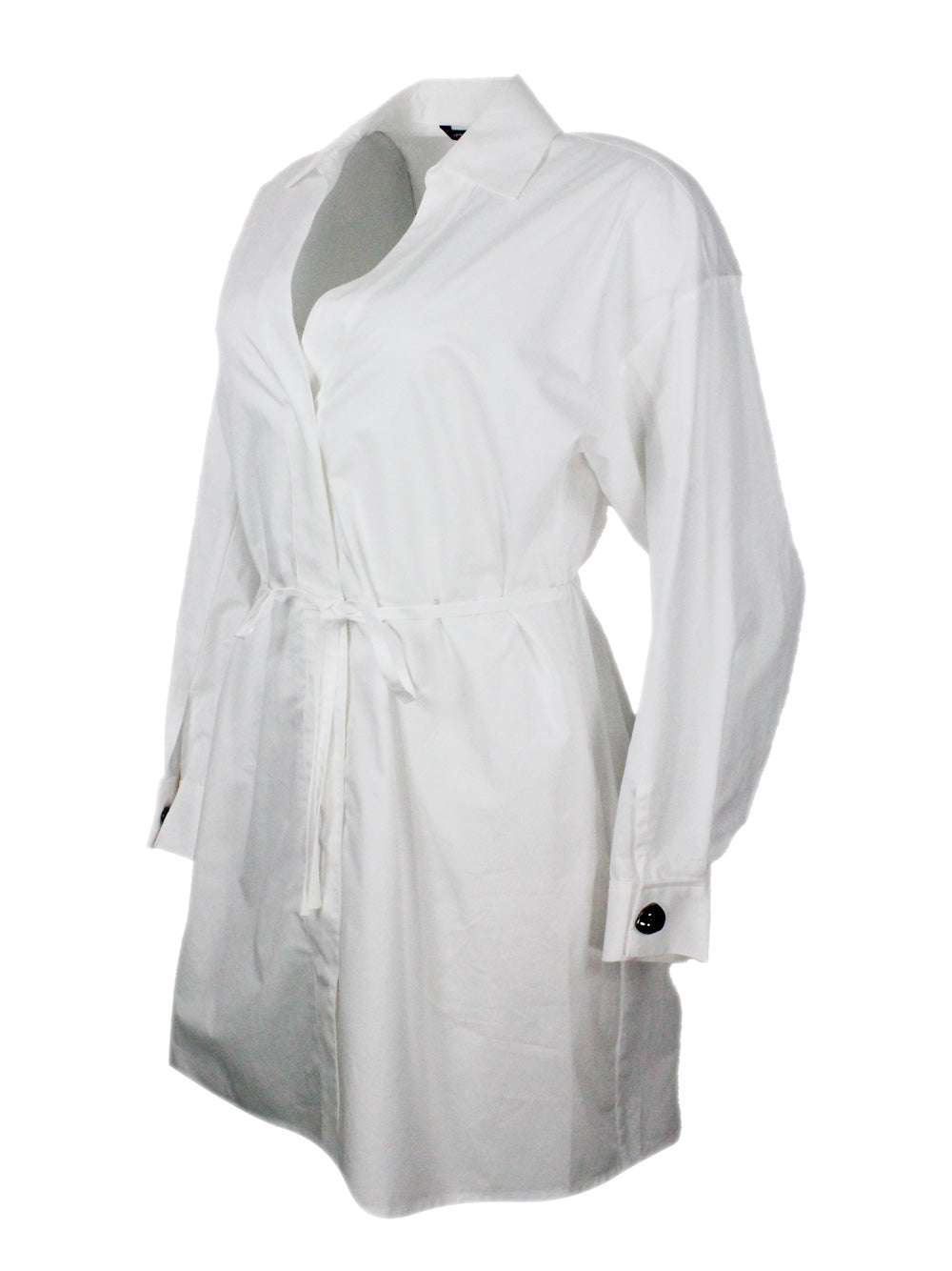 ARMANI EXCHANGE Dresses White 100co