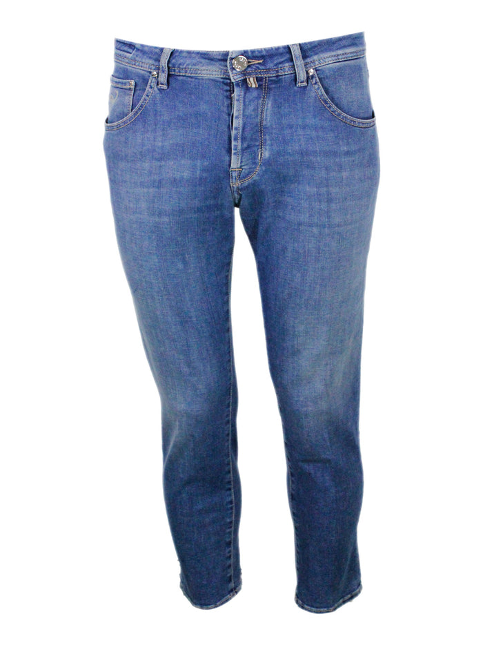 Jacob Cohen Trousers Denim 94co 4em 2ea