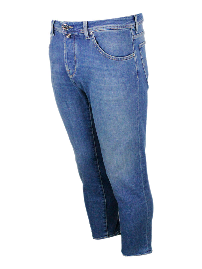 Jacob Cohen Trousers Denim 94co 4em 2ea