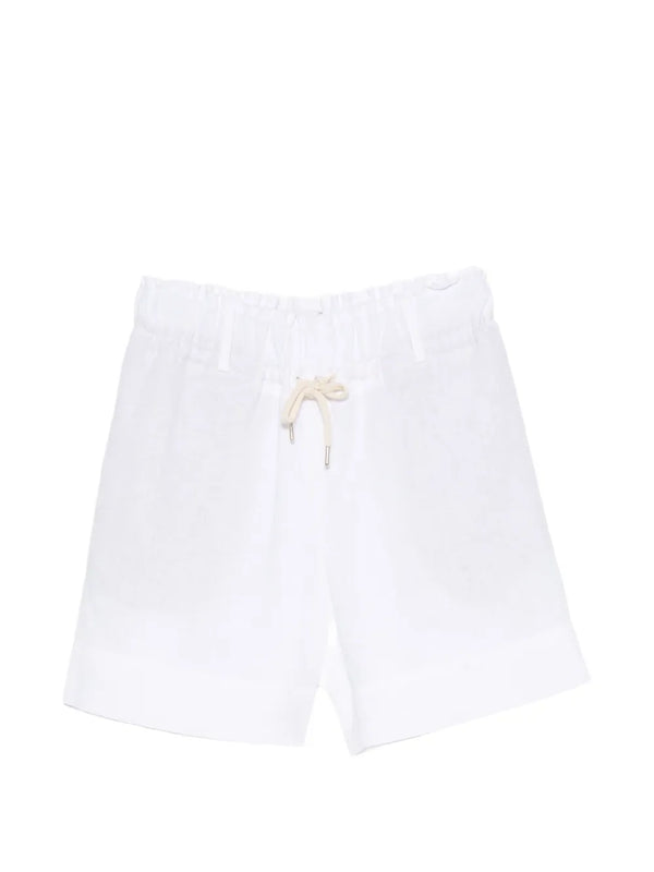 Eleventy Outer: Linen 100%; Lining: Polyester 57% shorts in white