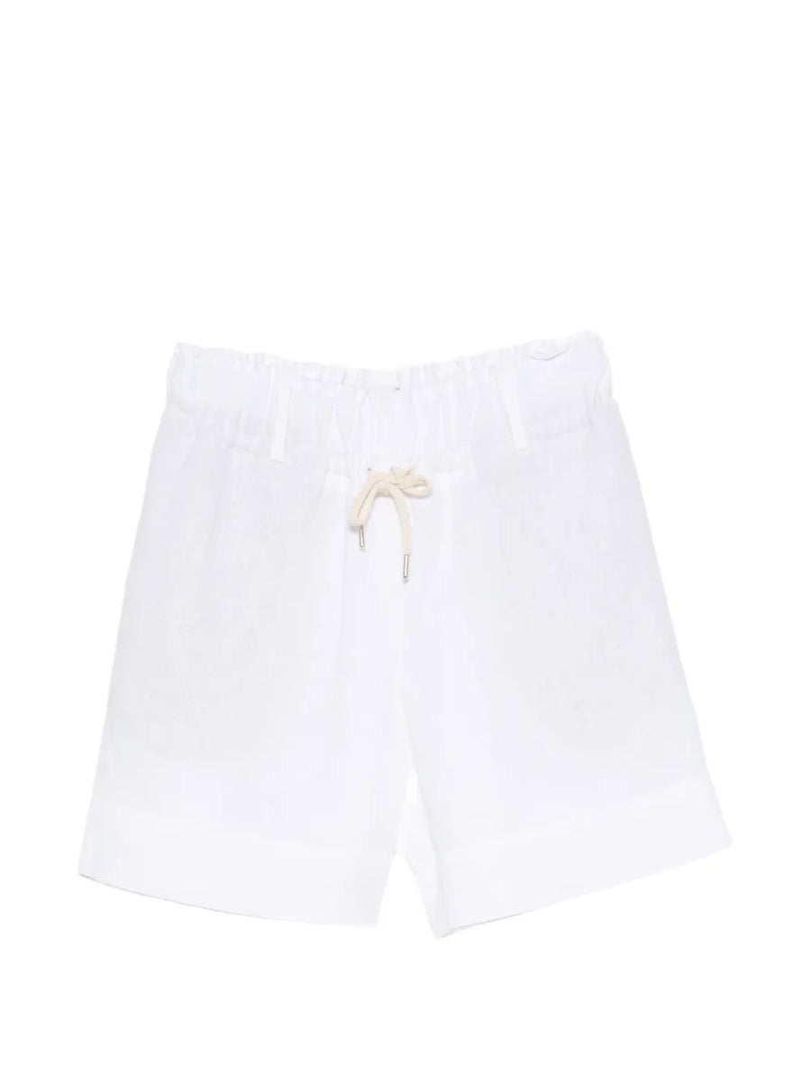 Eleventy Outer: Linen 100%; Lining: Polyester 57% shorts in white