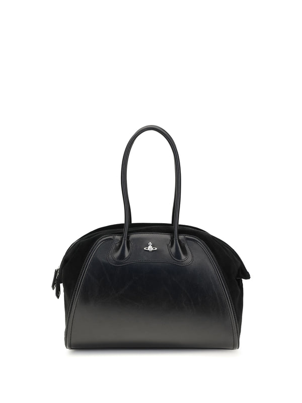 Shoulder Bag Shirley Black Calf Leather