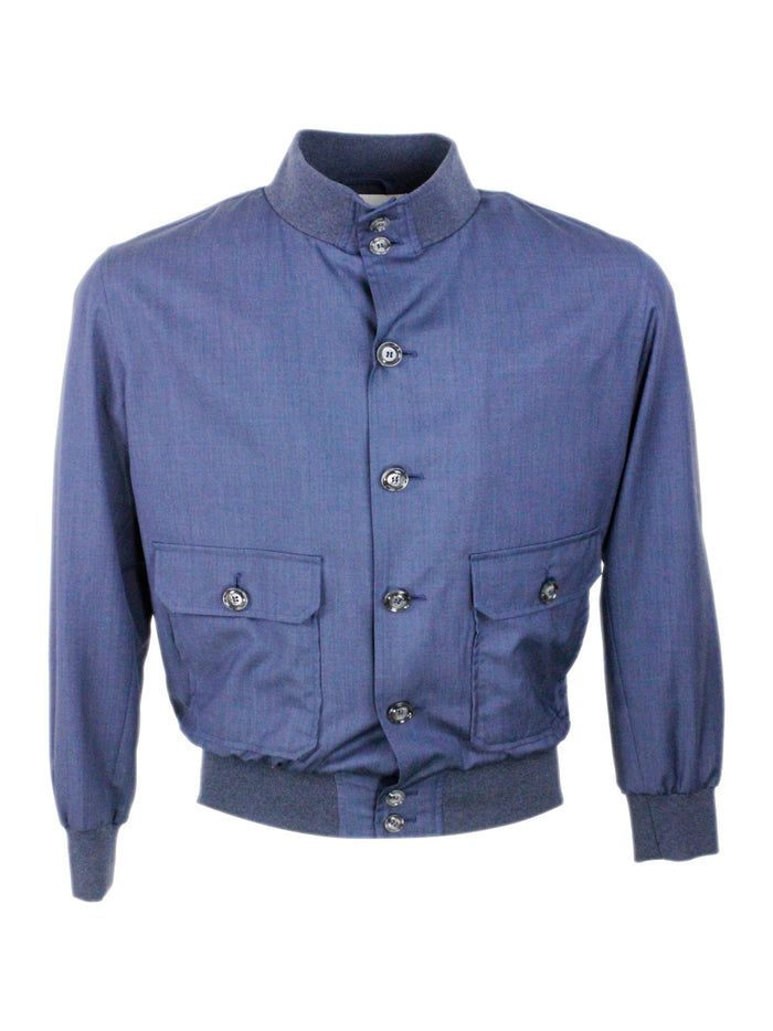 Barba Napoli Jackets Blue 100wv