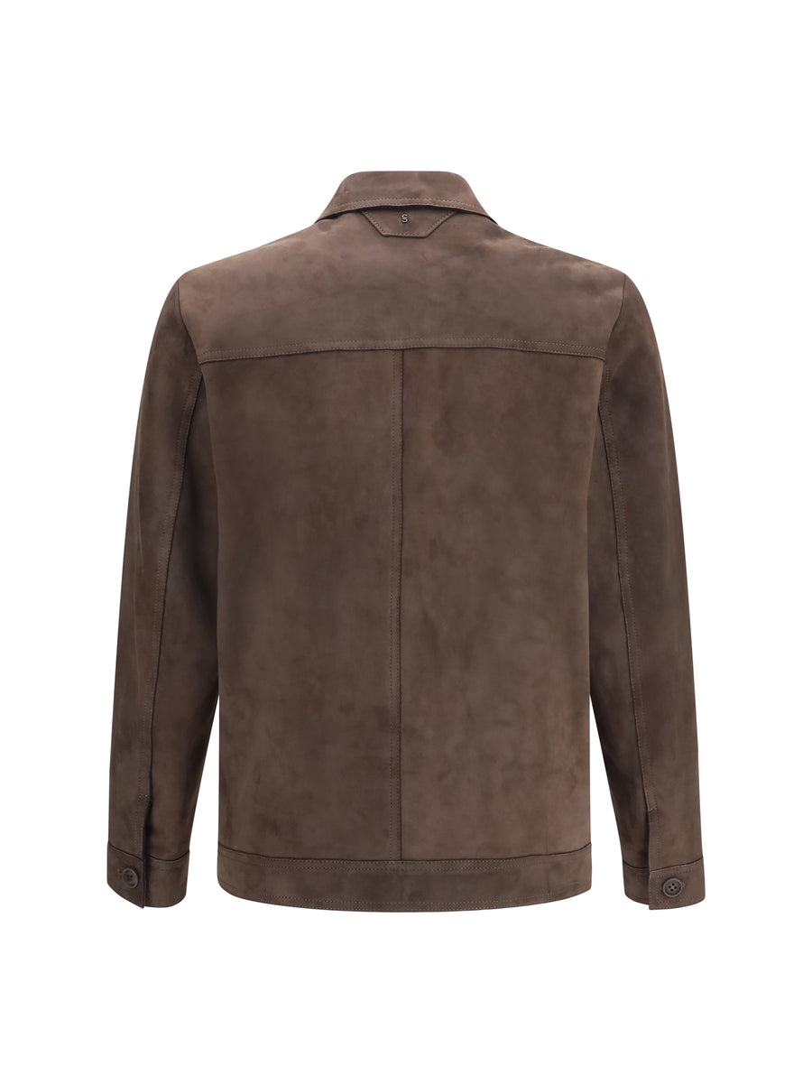 Leather Jacket Dark Brown