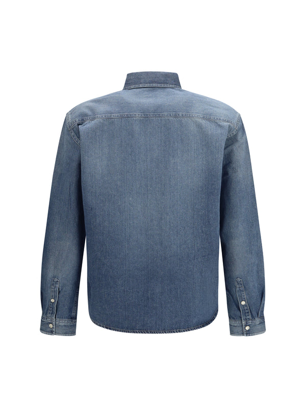 Denim Shirt Petroleum Blue Cotton