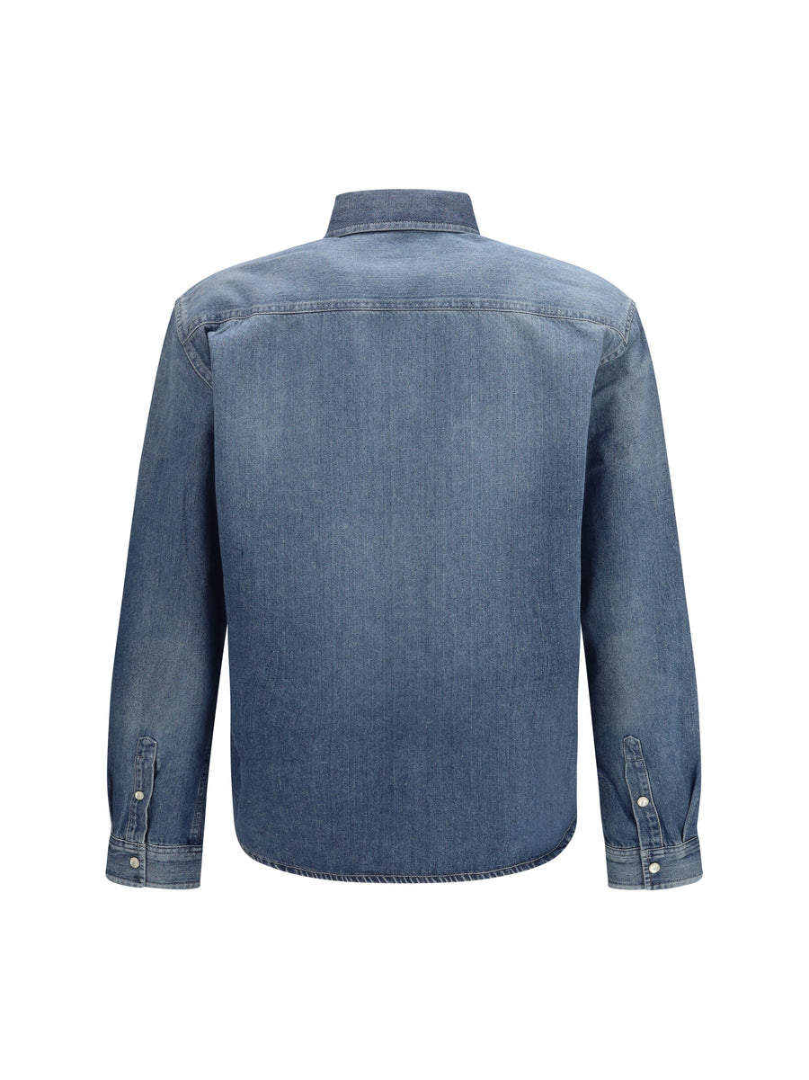 Denim Shirt Petroleum Blue Cotton