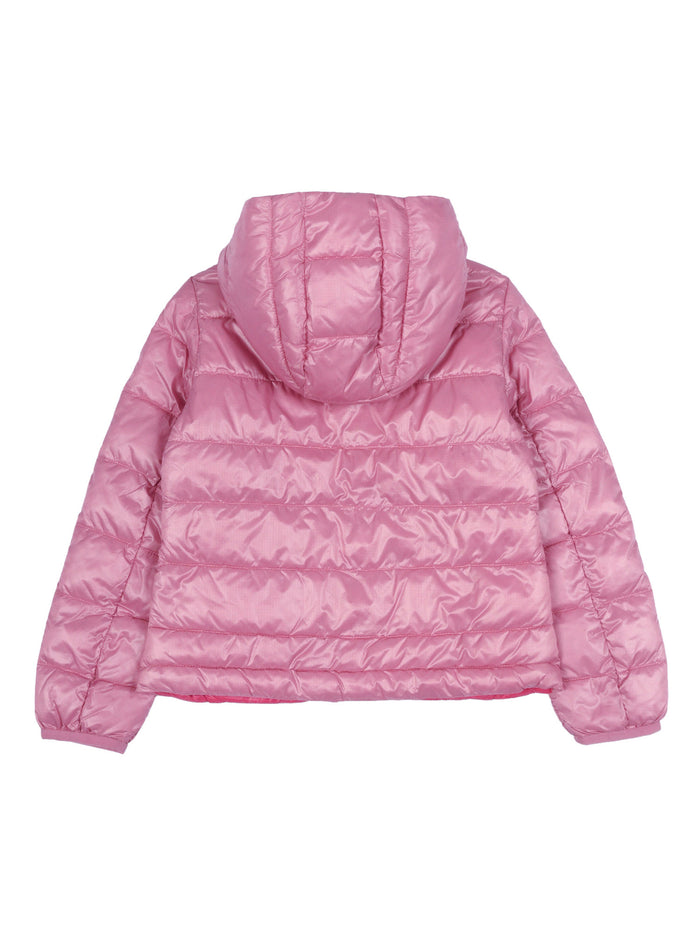 Padded Jacket Pink Polyamide Short Puffer