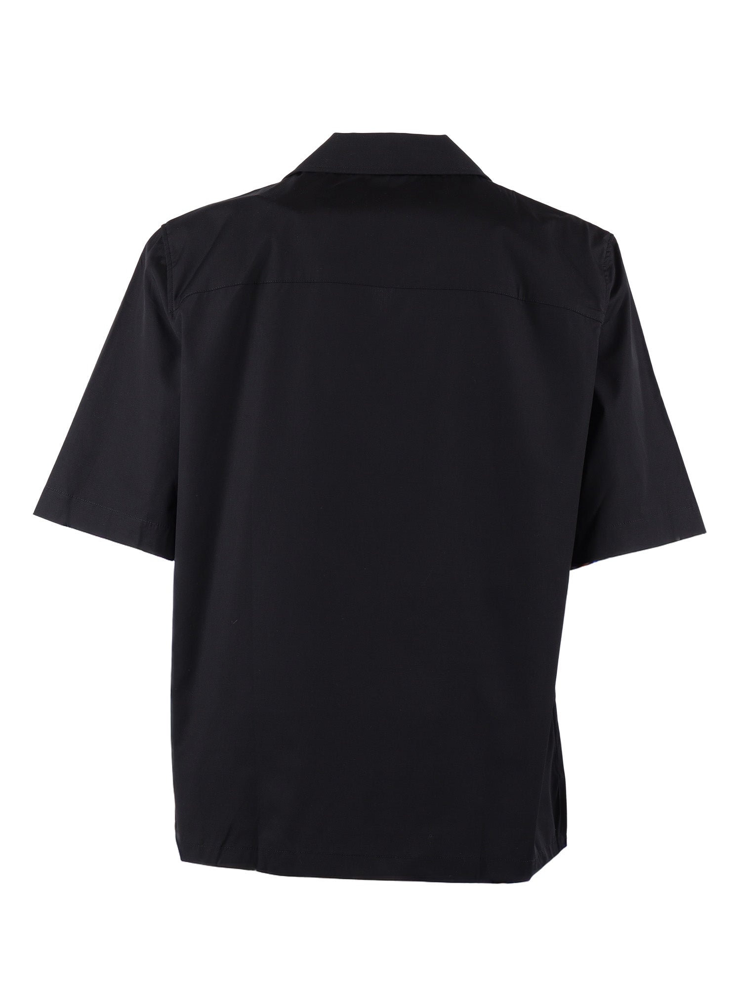 Shirts Black Cotton Elastane