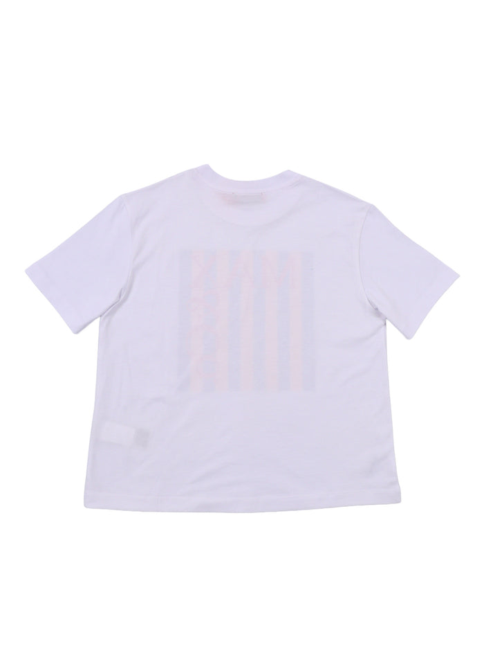 T-shirts White Cotton Short Sleeves T-shirt