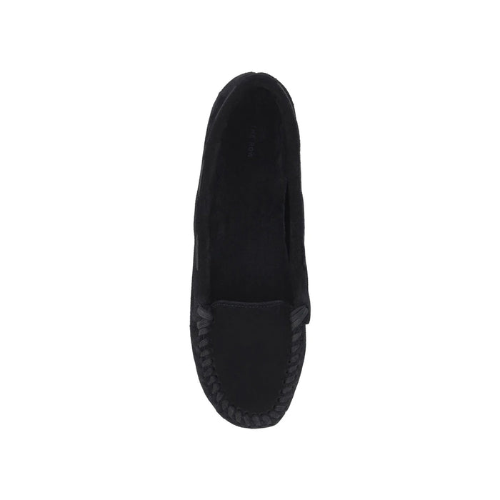 The Row Mabel Leather Loafers Black Calf