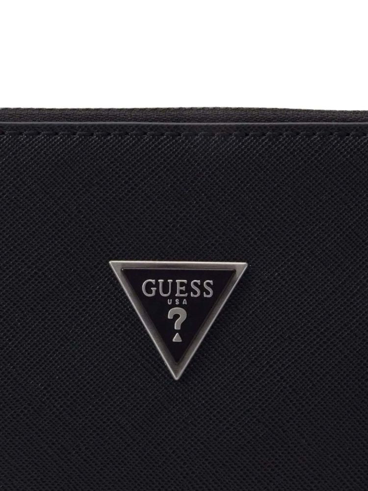 Guess 100% Polyurethane clutch in black