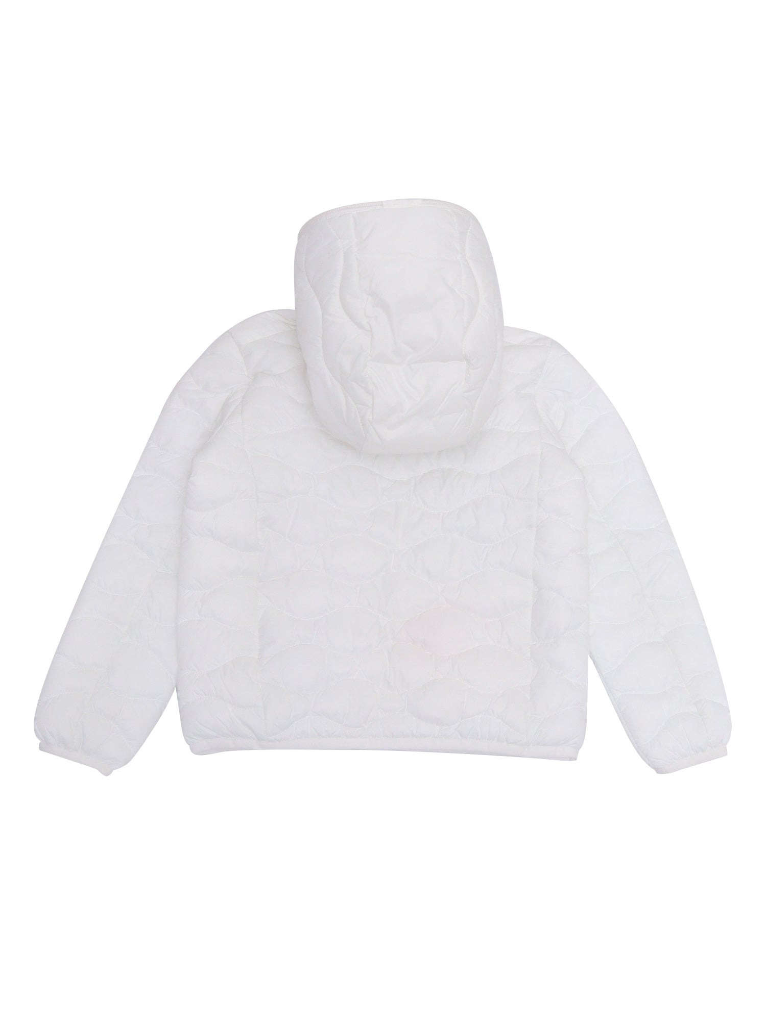 YUL hooded jacket fantasy quilt White Short Puffer