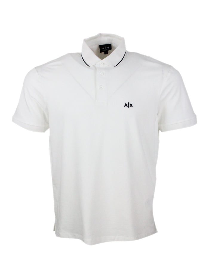 ARMANI EXCHANGE T-shirts and Polos White 95co 5ea