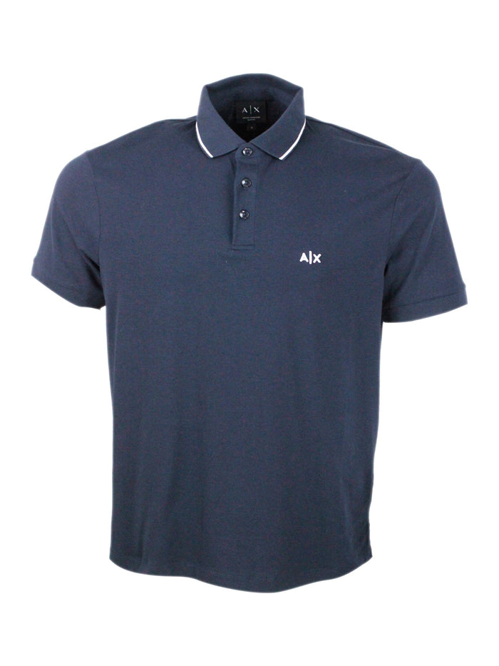 ARMANI EXCHANGE T-shirts and Polos Blue 95co 5ea
