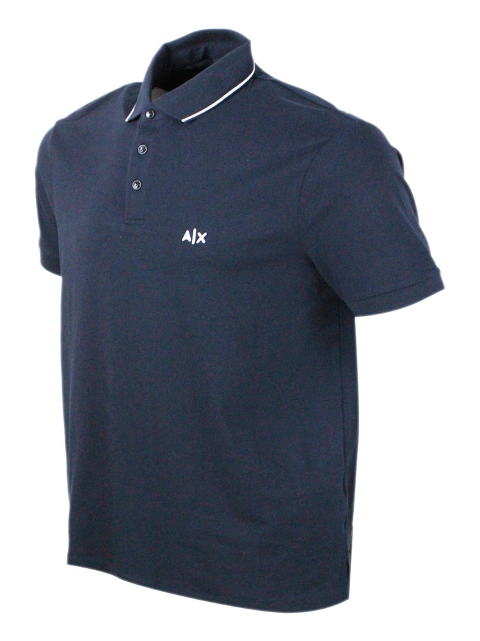 ARMANI EXCHANGE T-shirts and Polos Blue 95co 5ea