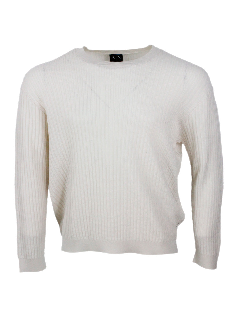 ARMANI EXCHANGE Sweaters White 100co
