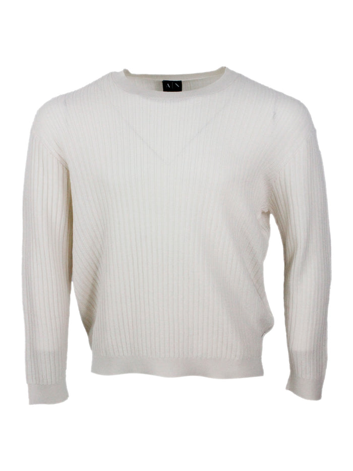 ARMANI EXCHANGE Sweaters White 100co