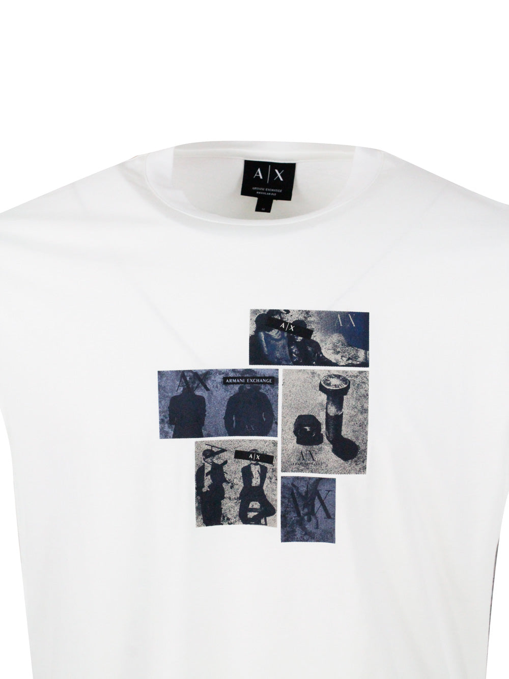 ARMANI EXCHANGE T-shirts and Polos White 100co