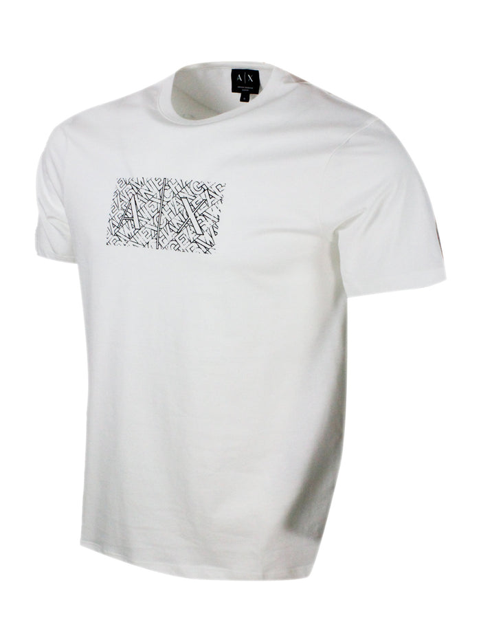 ARMANI EXCHANGE T-shirts and Polos White 100co