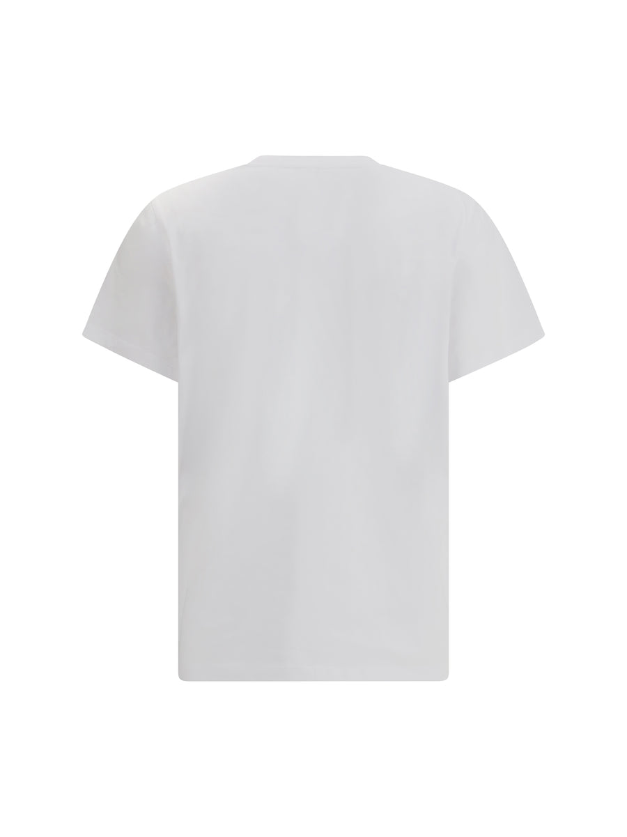 Crewneck T-Shirt Bright White Cotton T-shirts & Jerseys