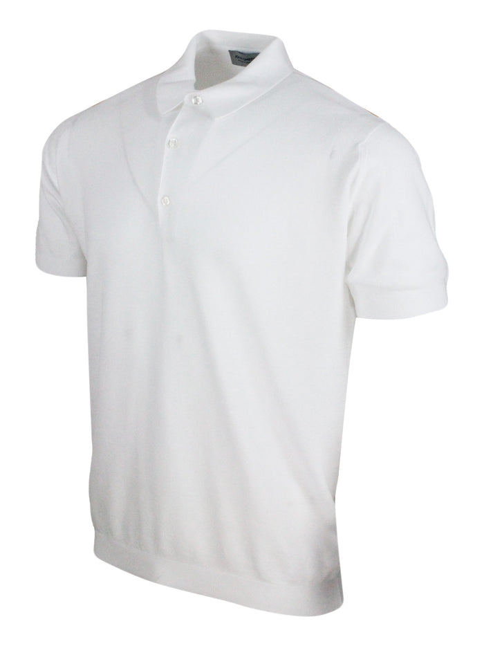 John Smedley T-shirts and Polos White 100co