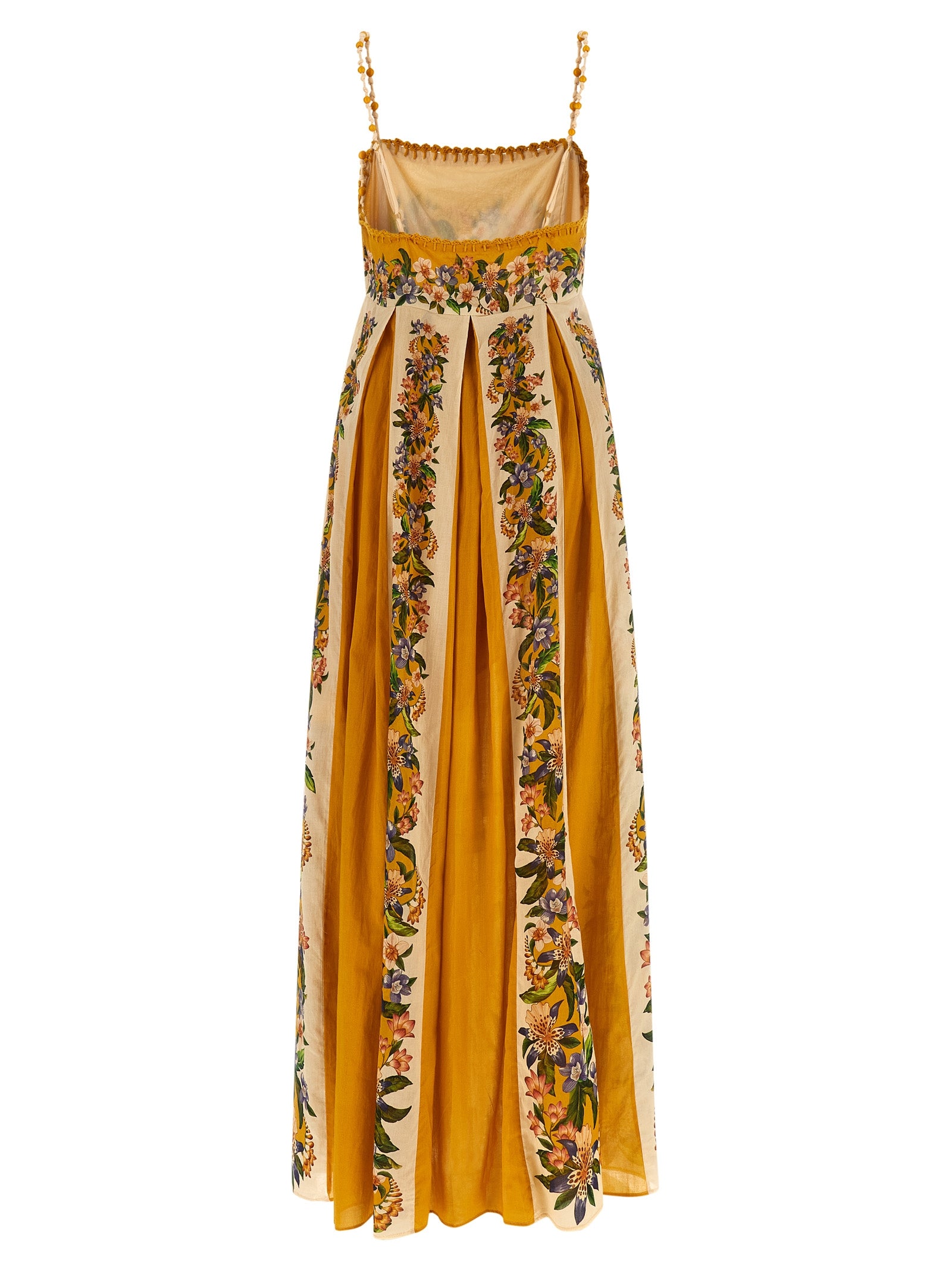 Sand Hilo Stripes Maxi dress Yellow