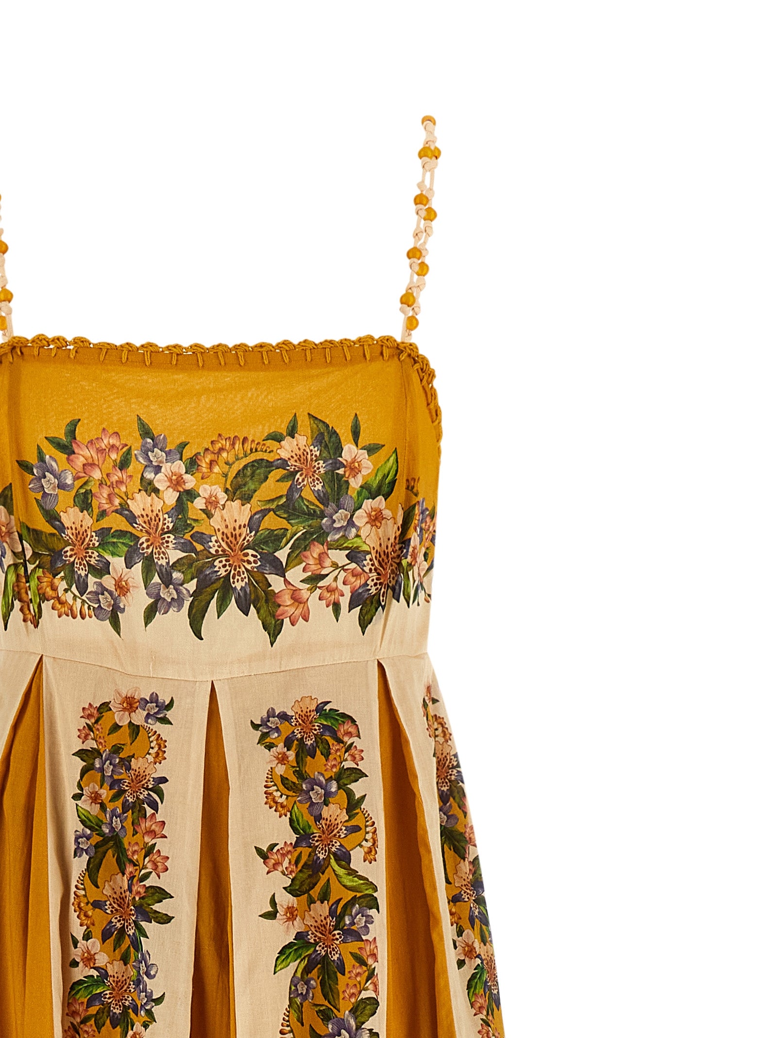 Sand Hilo Stripes Maxi dress Yellow